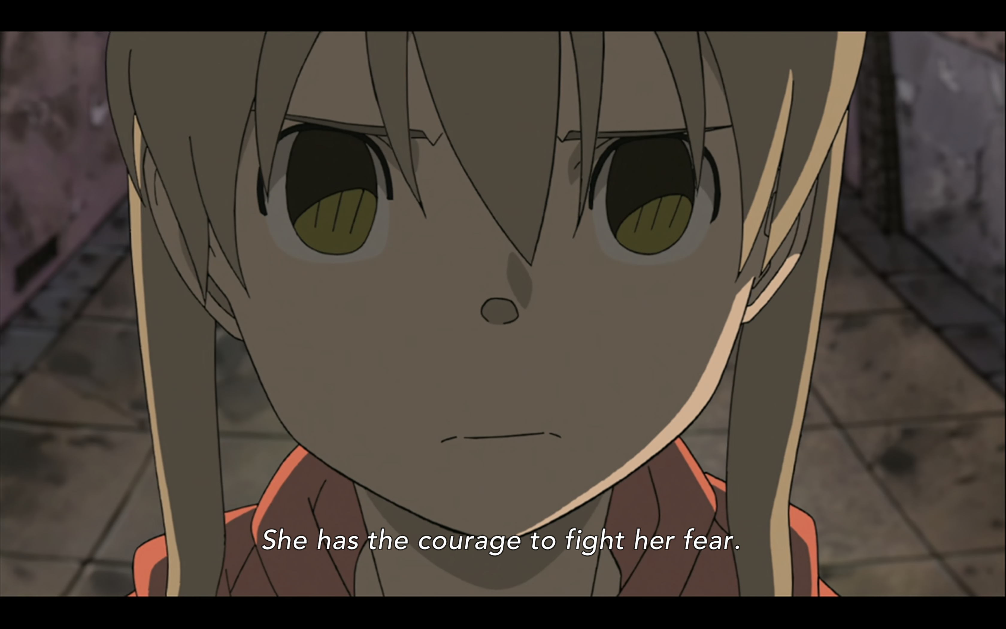 maka soul eater has the courage to fight her fear